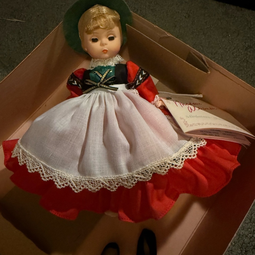 Madame Alexander Doll in Red and White